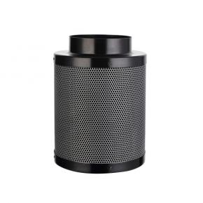 8 Inch High Performance Odor Control Greenhouse Activated Carbon Air Filter with Black Aluminum Flange