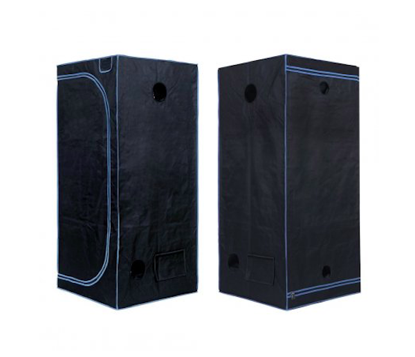600D Hydroponic Mylar Grow Cabinet Tent for Indoor Plant Growth 80x80x180cm